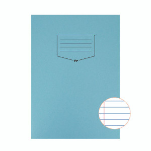 SV43572 Silvine Tough Shell Exercise Book Ruled A4 Blue Pack 25 EX144 SV43572 Silvine Tough Shell Exercise Book Ruled A4 Blue Pack 25 EX144