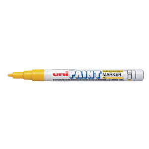 MI81502 Uni-Ball Uni Paint PX-21 Marker Fine Yellow Pack 12 124511000 MI81502 Uni-Ball Uni Paint PX-21 Marker Fine Yellow Pack 12 124511000