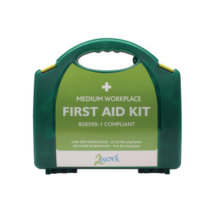 2W99438 2Work BSI Compliant First Aid Kit Medium 2W99438 2W99438 2Work BSI Compliant First Aid Kit Medium 2W99438