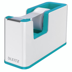 LZ12213 Leitz WOW Tape Dispenser Dual Colour White Ice Blue 53641051 LZ12213 Leitz WOW Tape Dispenser Dual Colour White Ice Blue 53641051