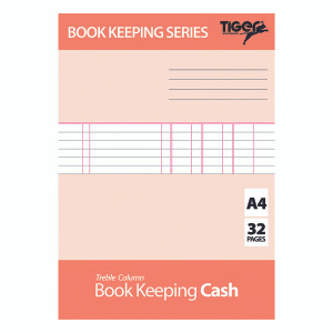 TGR02299 Book Keeping Cash Book A4 Pack 6 302299