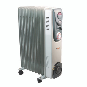 HID60149 Oil Filled Radiator 2kW Timer Control White Variable thermostat with timer control CR2T HID60149 Oil Filled Radiator 2kW Timer Control White Variable thermostat with timer control CR2T