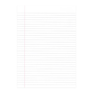 EN09808 Loose Leaf A4 Paper 75gsm Unpunched Ruled with Margin White 500 Sheets EN09808 EN09808 Loose Leaf A4 Paper 75gsm Unpunched Ruled with Margin White 500 Sheets EN09808