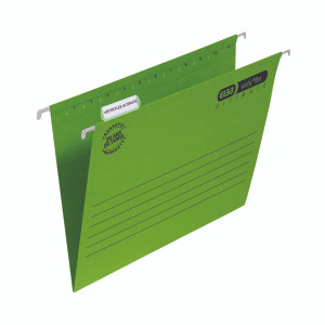 BX01010 Elba Suspension File Vflex Vbtm A4 Green Pack 25 100331150