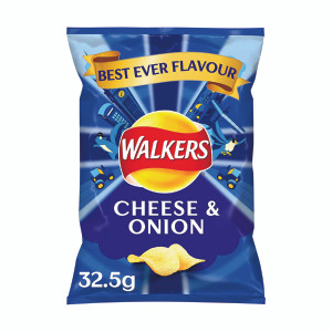 AU69882 Walkers Cheese Onion Crisps 32 5g Pack 32 121796 AU69882 Walkers Cheese Onion Crisps 32 5g Pack 32 121796