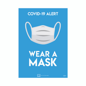 AV14203 Avery Wear A Mask Poster A4 Pack 2 COVWMA4 AV14203 Avery Wear A Mask Poster A4 Pack 2 COVWMA4