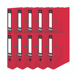 PP37758 Pukka Brights Lever Arch File A4 Red Pack 10 BR-7758 PP37758 Pukka Brights Lever Arch File A4 Red Pack 10 BR-7758