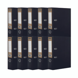 PP39482 Pukka Recycled Lever Arch A4 Black Pack 10 RF-9482 PP39482 Pukka Recycled Lever Arch A4 Black Pack 10 RF-9482