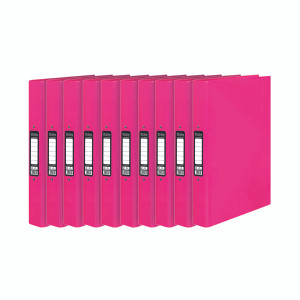 PP37772 Pukka Brights Ringbinder A4 Pink Pack 10 BR-7772 PP37772 Pukka Brights Ringbinder A4 Pink Pack 10 BR-7772
