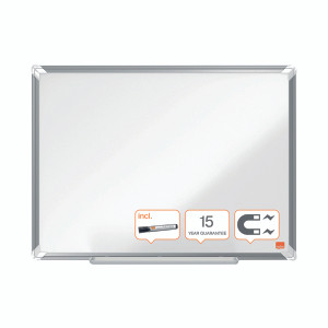 NB60828 Nobo Premium Plus Magnetic Steel Whiteboard 1200 x 900mm 1915156 NB60828 Nobo Premium Plus Magnetic Steel Whiteboard 1200 x 900mm 1915156