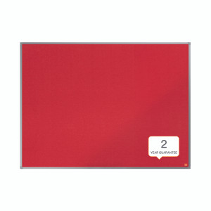 NB44310 Nobo Essence Felt Notice Board 1200 x 900mm Red 1904067 NB44310 Nobo Essence Felt Notice Board 1200 x 900mm Red 1904067