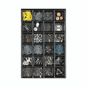 BY00619 Bisley Multi Drawer Insert Tray Plastic 24 Compartments 224P5 BY00619 Bisley Multi Drawer Insert Tray Plastic 24 Compartments 224P5