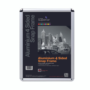 UP22623 Stewart Superior Snap Frame A3 Chrome ROUNDA3 UP22623 Stewart Superior Snap Frame A3 Chrome ROUNDA3