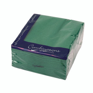 AU11289 Combinations Napkin 330mm x 330mm Forest Green Pack 100 3324FGCOM AU11289 Combinations Napkin 330mm x 330mm Forest Green Pack 100 3324FGCOM