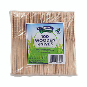 RY06344 Caterpack Enviro Wooden Knives Pack 100 RY10567 RY06344 Caterpack Enviro Wooden Knives Pack 100 RY10567