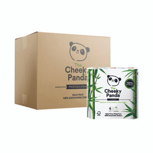 CPD63025 Cheeky Panda Bamboo 4 Toilet Rolls Pack 6 1102181 CPD63025 Cheeky Panda Bamboo 4 Toilet Rolls Pack 6 1102181