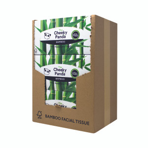 CPD67863 Cheeky Panda Facial Tissues Box 80 Sheets Pack 12 1103039 CPD67863 Cheeky Panda Facial Tissues Box 80 Sheets Pack 12 1103039