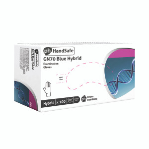 HEA01212 Shield Vinyl Nitrile Mix Powder Free Gloves Small Pack 100 GN70 HEA01212 Shield Vinyl Nitrile Mix Powder Free Gloves Small Pack 100 GN70