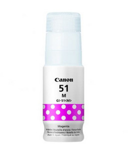 Canon 4547C001 GI-51 M Ink Cartridge Magenta, 7.7K pages, 70ml Canon 4547C001 GI-51 M Ink Cartridge Magenta, 7.7K pages, 70ml