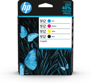 HP 6ZC74AE 912 Ink Cartridge Multipack, 8,3ml + 3x2,9ml, Pack qty 4 HP 6ZC74AE 912 Ink Cartridge Multipack, 8,3ml + 3x2,9ml, Pack qty 4