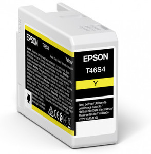 Epson C13T46S400 T46S4 Yellow Ink Cartridge, 25ml