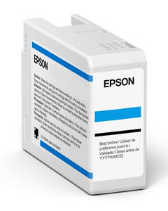 Epson C13T47A200 T47A2 Cyan Ink Cartridge, 50ml