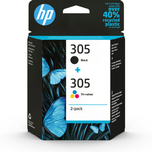 HP 6ZD17AE 305 Printhead Multipack, 120pg + 100pg, Pack qty 2 HP 6ZD17AE 305 Printhead Multipack, 120pg + 100pg, Pack qty 2
