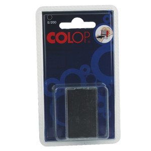 EM30496 COLOP E 200 Replacement Ink Pad Black Pack 2 E200BK
