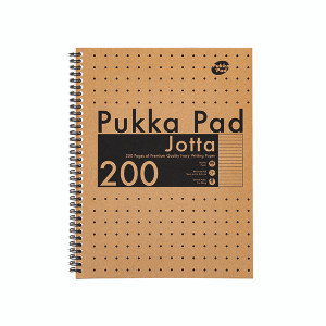 Pukka Pad Kraft Jotta Notebook A4 (Pack of 3) 9565-KRA Pukka Pad Kraft Jotta Notebook A4 (Pack of 3) 9565-KRA