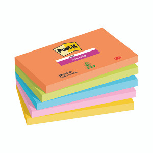 Post-It Notes Boost 76 x 127mm 90 Sheets (Pack of 5) 7100258793 Post-It Notes Boost 76 x 127mm 90 Sheets (Pack of 5) 7100258793
