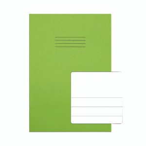 Rhino Exercise Book 15mm/Plain 64 Pages A4 Green (Pack of 50) VC48412 Rhino Exercise Book 15mm/Plain 64 Pages A4 Green (Pack of 50) VC48412