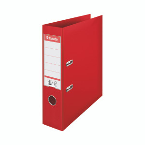 Esselte No 1 Lever Arch File Slotted 75mm A4 Red (Pack of 10) 811330 Esselte No 1 Lever Arch File Slotted 75mm A4 Red (Pack of 10) 811330