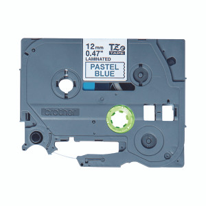 Brother TZe P-Touch Labelling Tape 12mm Black on Pastel Blue TZEMQ531 Brother TZe P-Touch Labelling Tape 12mm Black on Pastel Blue TZEMQ531
