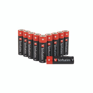 Verbatim AA Battery Premium Alkaline Hangcard (Pack of 10) 49875 Verbatim AA Battery Premium Alkaline Hangcard (Pack of 10) 49875