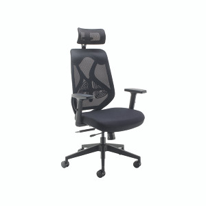 Arista Stealth High Back Chair with Headrest Black KF80304 Arista Stealth High Back Chair with Headrest Black KF80304
