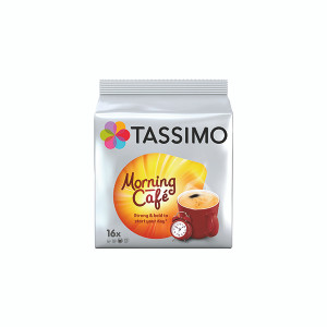Tassimo Morning Cafe 124.8g 16 Pod Pack x5 (Pack of 80) 4031639 Tassimo Morning Cafe 124.8g 16 Pod Pack x5 (Pack of 80) 4031639