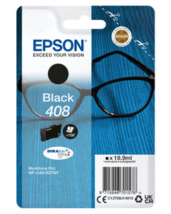 Epson C13T09J14010 408 Black Ink Cartridge 1.1K pages 19ml Epson C13T09J14010 408 Black Ink Cartridge 1.1K pages 19ml