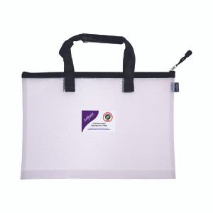 Snopake EVA Mesh High Capacity Project Zippa Bag A3 480x350mm Black 15874 Snopake EVA Mesh High Capacity Project Zippa Bag A3 480x350mm Black 15874