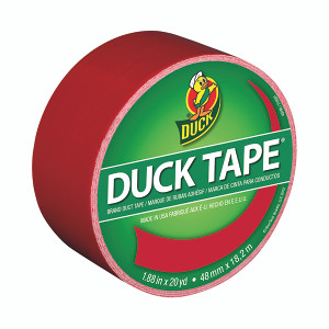 Ducktape Coloured Tape 48mmx18.2m Red (Pack of 6) 1265014 Ducktape Coloured Tape 48mmx18.2m Red (Pack of 6) 1265014