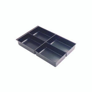 Bisley Multidrawer Insert Tray Plastic 4 Compartments 360x260x58mm 227P5 Bisley Multidrawer Insert Tray Plastic 4 Compartments 360x260x58mm 227P5