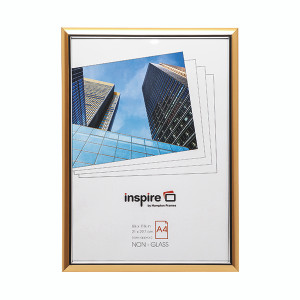 Hampton Easyloader Certificate Photo Frame A4 Plexi Gold EASA4GLD Hampton Easyloader Certificate Photo Frame A4 Plexi Gold EASA4GLD