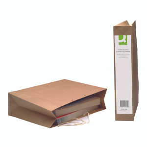 Q-Connect Manilla Computer Paper Storage Bag (Pack of 25) KF01392 Q-Connect Manilla Computer Paper Storage Bag (Pack of 25) KF01392