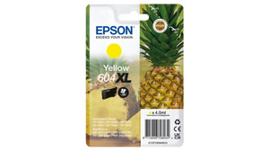 Epson C13T10H44010 604XL Yellow Ink Cartridge High Capacity 350 pages 4ml Epson C13T10H44010 604XL Yellow Ink Cartridge High Capacity 350 pages 4ml
