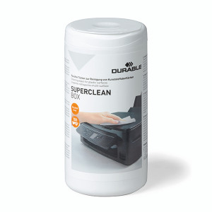 Durable Superclean Box Cleaning Wipes for Plastic Surfaces Alcohol Free (Pack of 100) 570802 Durable Superclean Box Cleaning Wipes for Plastic Surfaces Alcohol Free (Pack of 100) 570802