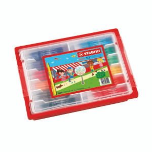 Stabilo Power Felt Tip Pens Class Pack with Gratnell Tray Assorted (Pack of 144) F028144N Stabilo Power Felt Tip Pens Class Pack with Gratnell Tray Assorted (Pack of 144) F028144N