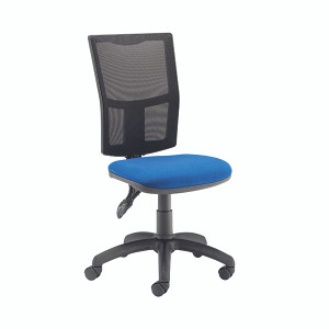 First Medway High Back Operator Chair 640x640x1010-1175mm Blue KF90270 First Medway High Back Operator Chair 640x640x1010-1175mm Blue KF90270