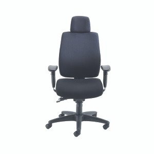 Avior Elbrus High Back Operator Chair 650x678x678mm Black KF73875 Avior Elbrus High Back Operator Chair 650x678x678mm Black KF73875
