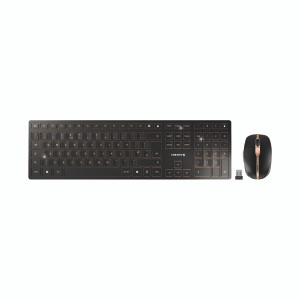 Cherry DW 9100 Slim USB Wireless Keyboard and Mouse Set UK Black/Bronze JD-9100GB-2 Cherry DW 9100 Slim USB Wireless Keyboard and Mouse Set UK Black/Bronze JD-9100GB-2