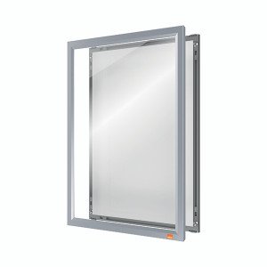 Nobo A4 Poster Frame Anodised Clip Wall Mountable Silver 1915578 Nobo A4 Poster Frame Anodised Clip Wall Mountable Silver 1915578