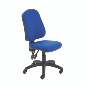 First High Back Operator Chair 640x640x985-1175mm Blue KF98506 First High Back Operator Chair 640x640x985-1175mm Blue KF98506